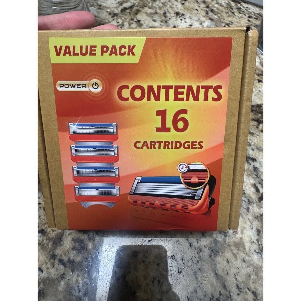 16-Pack 5-Blade Razor Replacement Cartridges